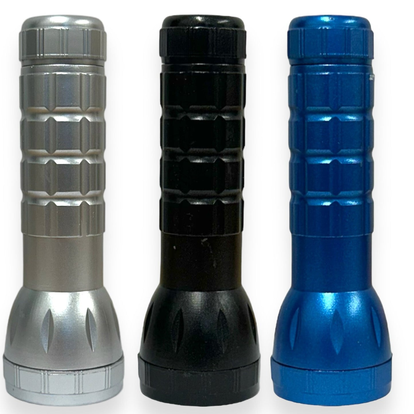 LED Torch Flashlight Bright Portable Handheld Light – Pack of 3 Durable Torches