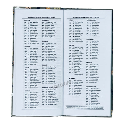 2025 Diary Slim Size Week to View 2025 Diaries Full Year Organiser Planner