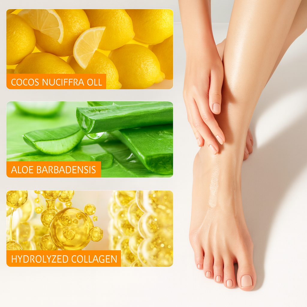 2 Exfoliating Lemon Foot Peel Masks