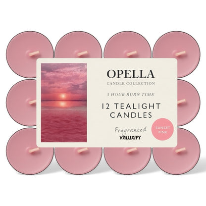 Opella scented tea lights pack of 12