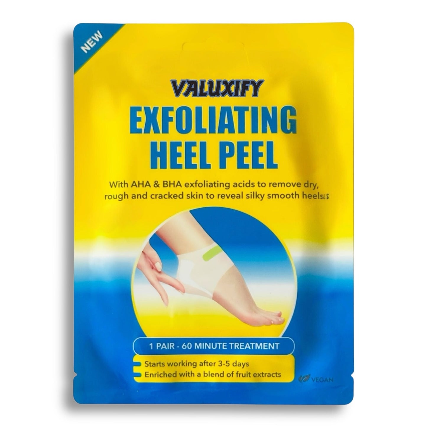 2x Exfoliating Foot Peel Heel Peel Treatment Remove Dry Cracked Skin Healthpoint