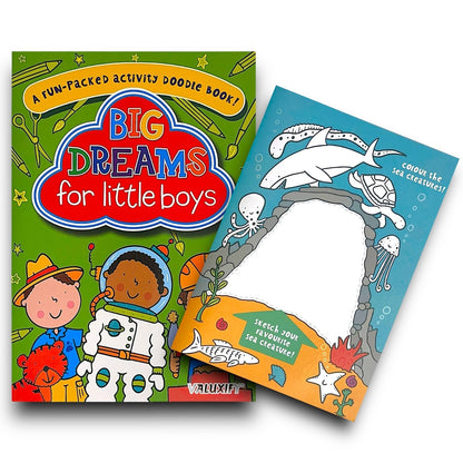 2 | Big Dreams Doodle Colouring Kids Activity Books Girls Boys Children Books