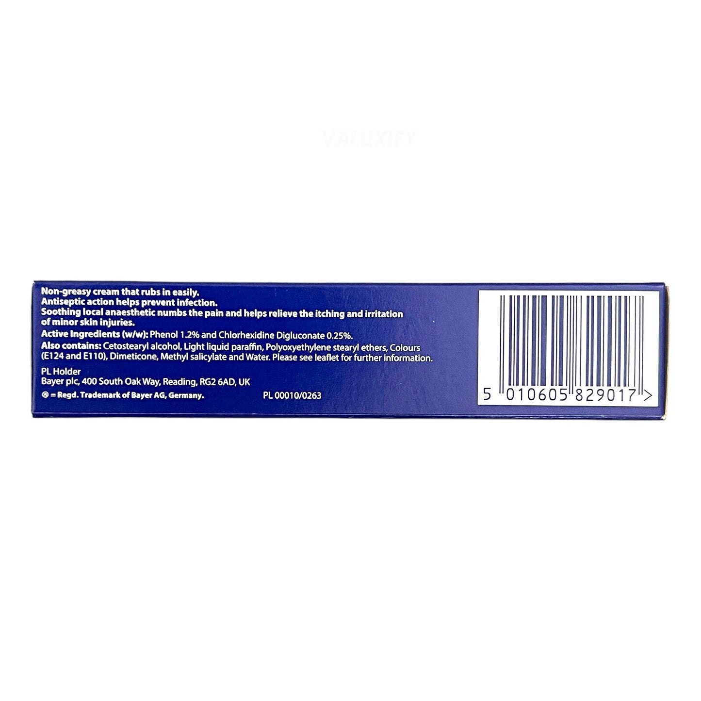Germolene Antiseptic Cream Dual Action with Local Anaesthetic Numbs Pain 30g
