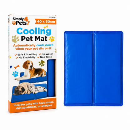 2x Pets Self Cooling Mat Bed Pet Dog Cat Heat Relief Non-Toxic Summer Bed Small