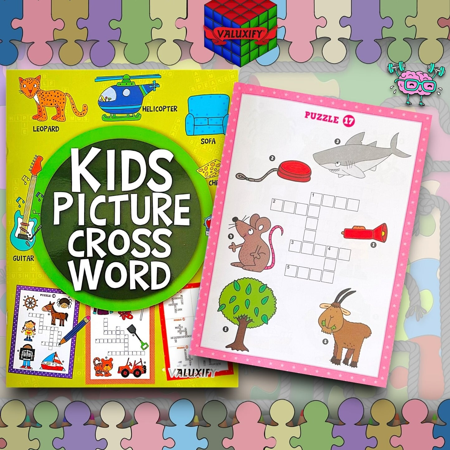 Kids Children Puzzle Activity Book Learning Book Girl Boys Word Search | Maze