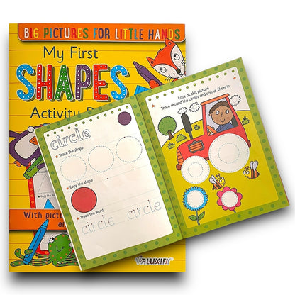 6X KIDS ACTIVITY FIRST LEARNING BOOKS WORDS OPPOSITES ANIMALS ABC 123 SHAPES