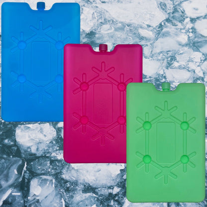 6 Reusable Gel Ice Freezer Blocks for Cool Box Fridge Lunch Travel Cooler