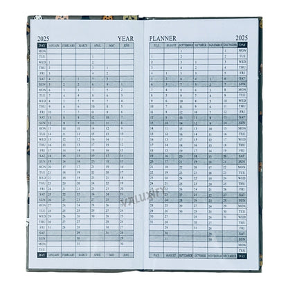 2025 Diary Slim Size Week to View 2025 Diaries Full Year Organiser Planner