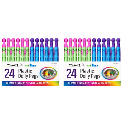 Strong Dolly Pegs Durable Plastic Laundry Clothes Line Coloured Washing Pegs uk