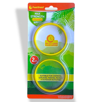 2 | Insect Repellent wrist band | Adults | Camping Fishing Mosquito Outdoor