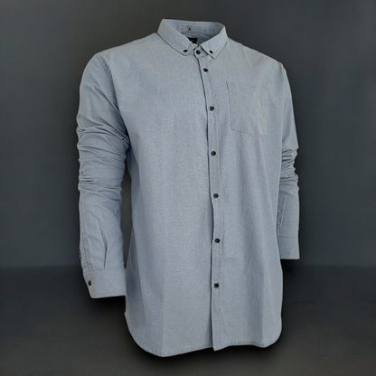 Men's Long Sleeves Shirt Solid Classics Work Office Casual Outdoor Party