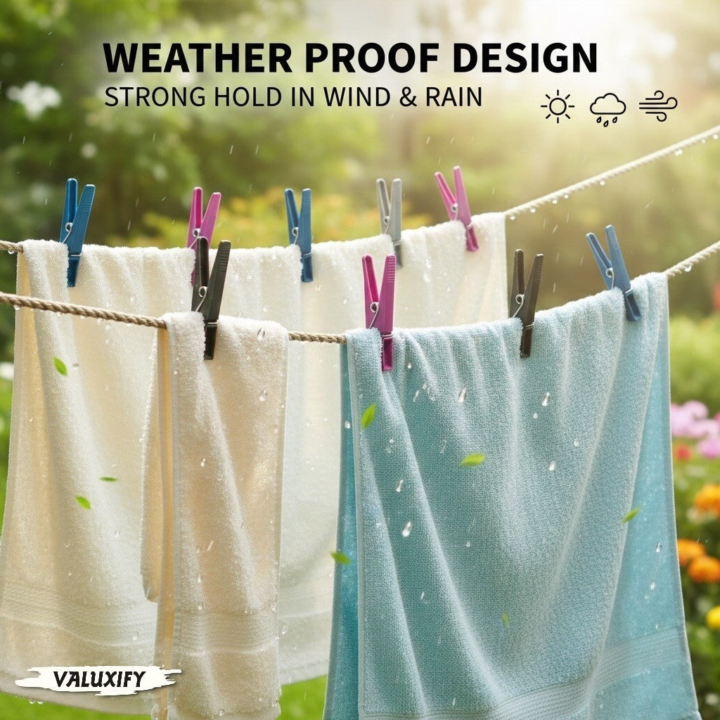 36 72 108 216 Super Strong Clothes Pegs Metal Spring Heavy Duty Washing Line Peg