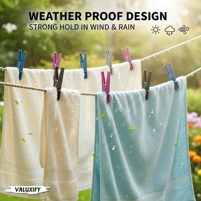 36 72 108 216 Super Strong Clothes Pegs Metal Spring Heavy Duty Washing Line Peg