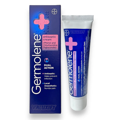 Germolene Antiseptic Cream Dual Action with Local Anaesthetic Numbs Pain 30g