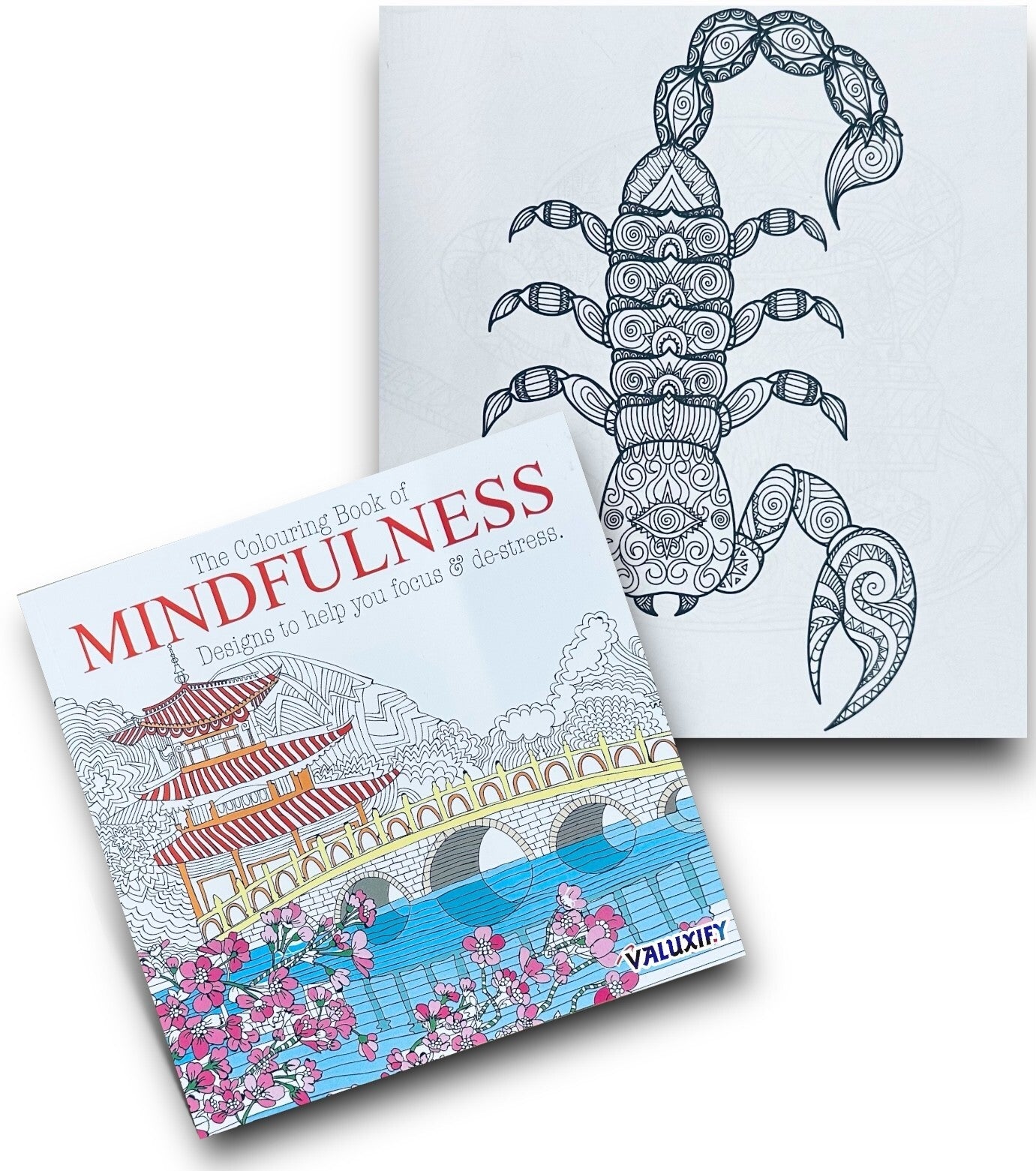 2 | Advanced Adult Colouring Book Anti Stress Relaxing Colour Therapy Mind Relax