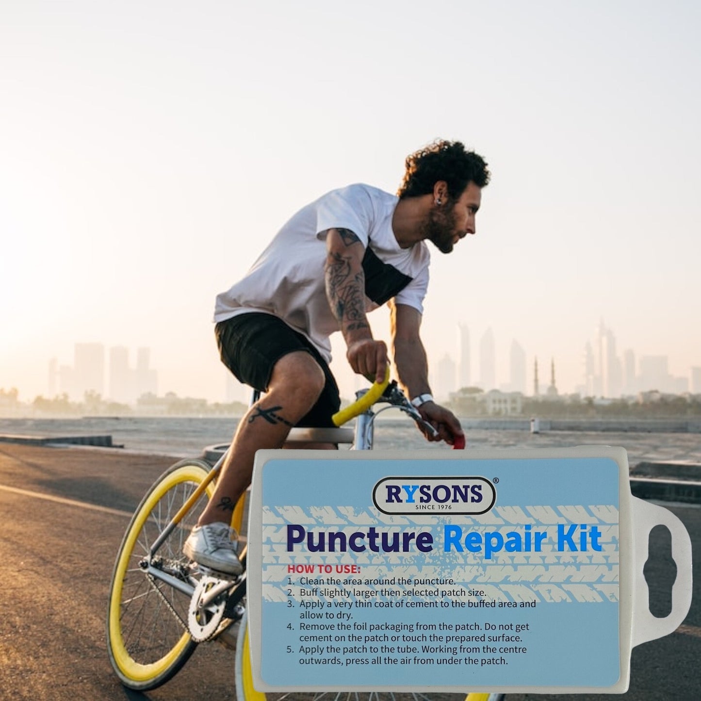 12 | Piece Bicycle Puncture Repair Kit Bike Cycle Inner Tube Glue Patch Repair