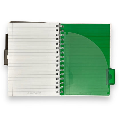 A5 Project Notebook With 3 Divider Twin Wire  Durable Cover Study Book 200 Pages