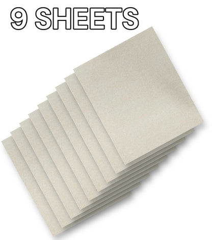 Assorted  Sanding Sheet Multi-Surface, 9 Sheets, 280mm x 230mm, 40, 100