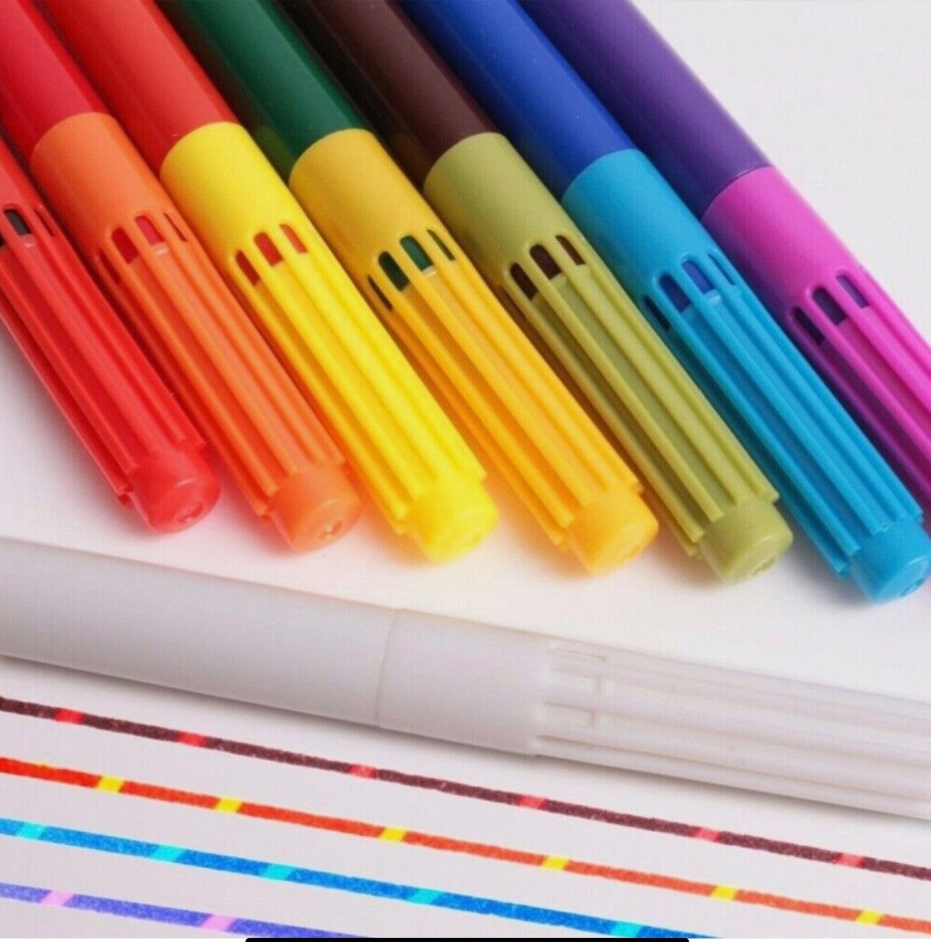Magic Colour Swaps Fibre Pens Kids Fun Crafts Art Colour Changing