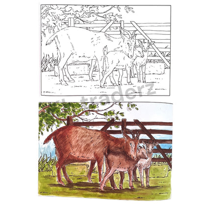 Poster Art Colouring Book Adult Kids