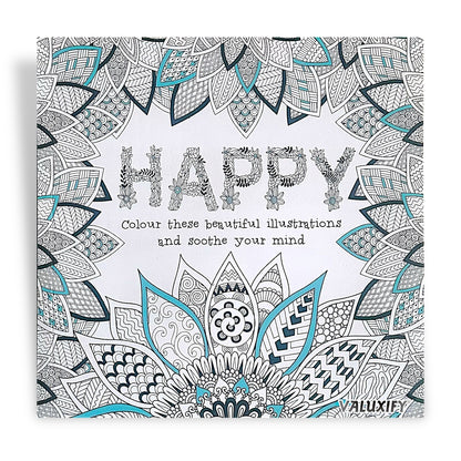 2x Adult Colouring Books Mindfulness Relax Your Mind Colour Therapy  20x20cm