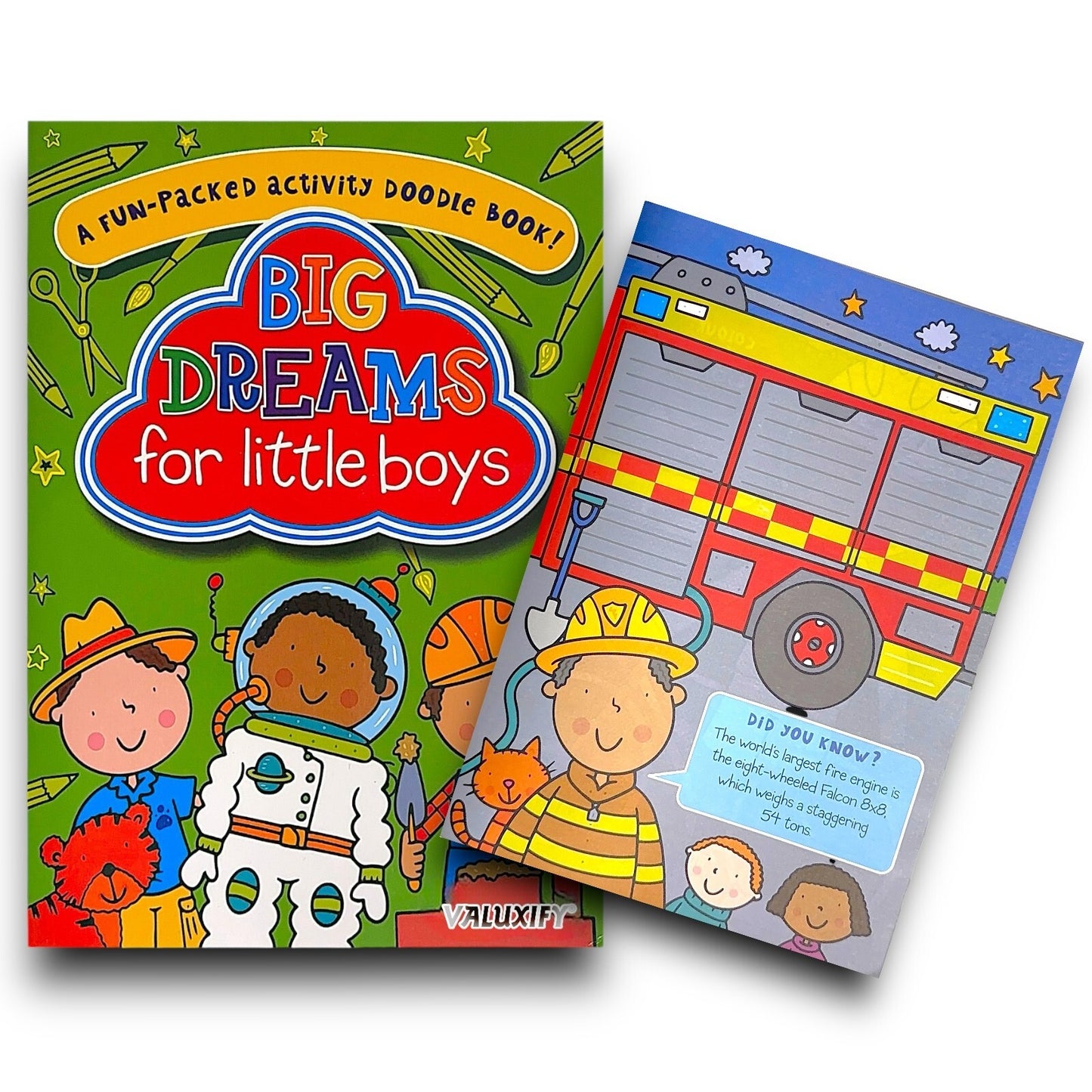 2 | Big Dreams Doodle Colouring Kids Activity Books Girls Boys Children Books