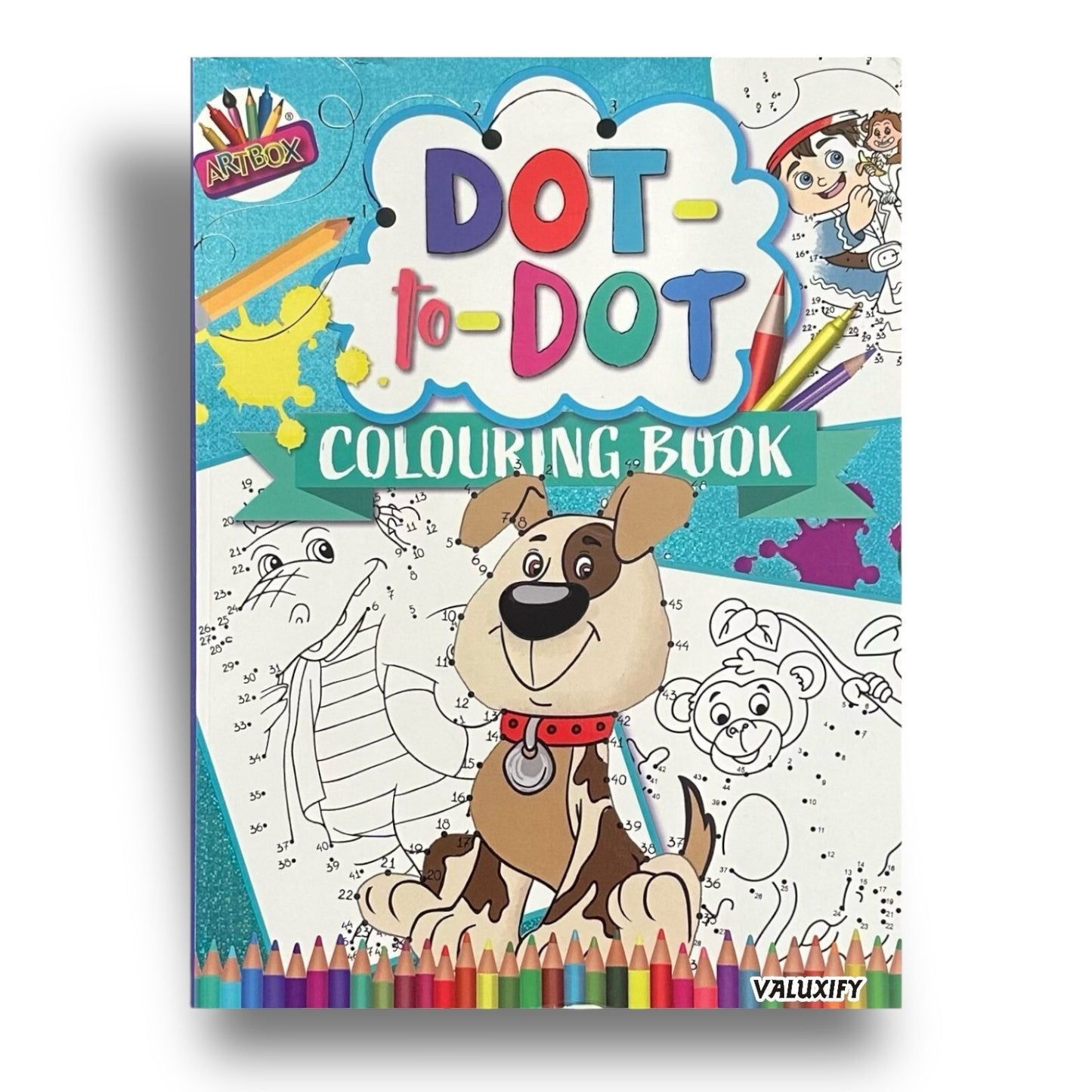 Dot To Dot Colouring Books