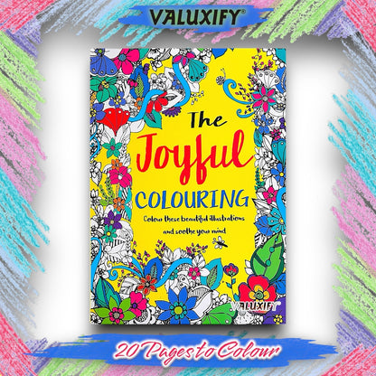 Adult Colouring Books Anti Stress Mind Relaxing Therapy Creative Peaceful Book