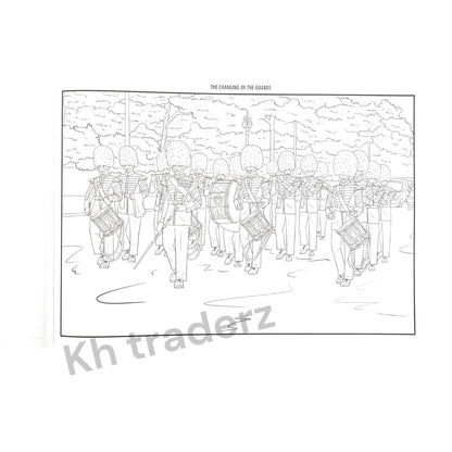 Famous Places London Colouring Book