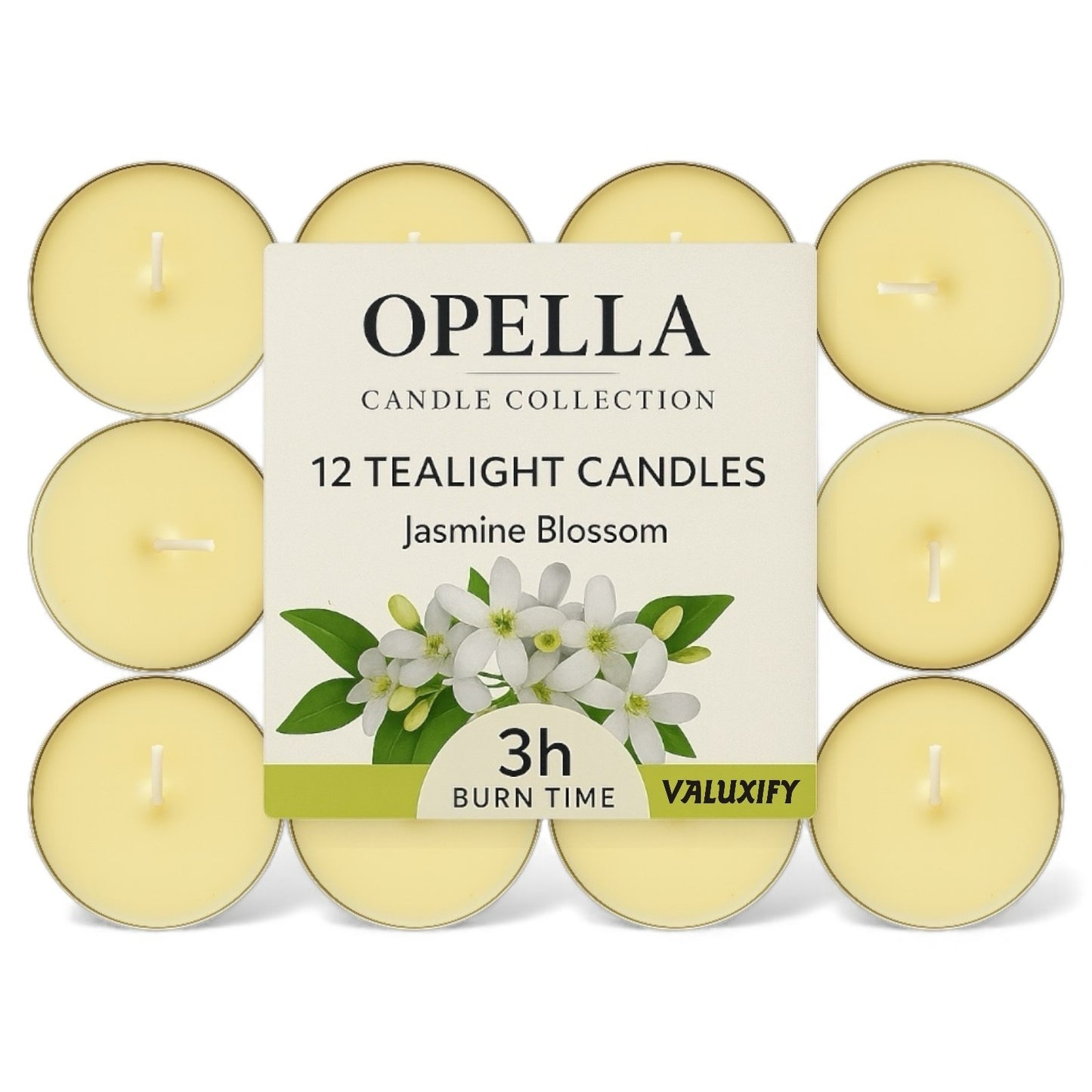 Opella scented tea lights pack of 12