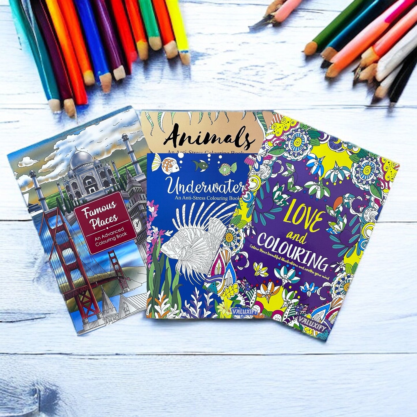 Adult & Teen Advanced Colouring Books – Stress Relief Art Therapy Patterns