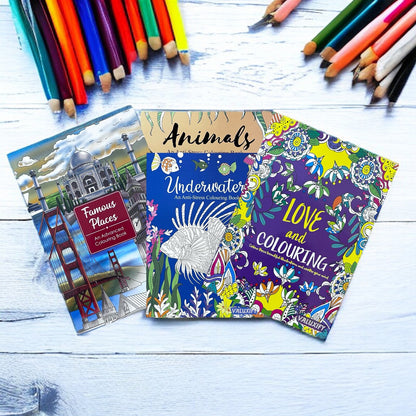 Adult & Teen Advanced Colouring Books – Stress Relief Art Therapy Patterns