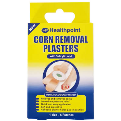 Corn Removal Plasters 6 IN A PACK Protective Foot Plaster with salicylic acid x2