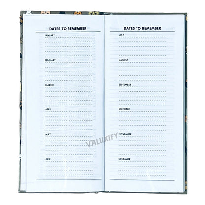 2025 Diary Slim Size Week to View 2025 Diaries Full Year Organiser Planner
