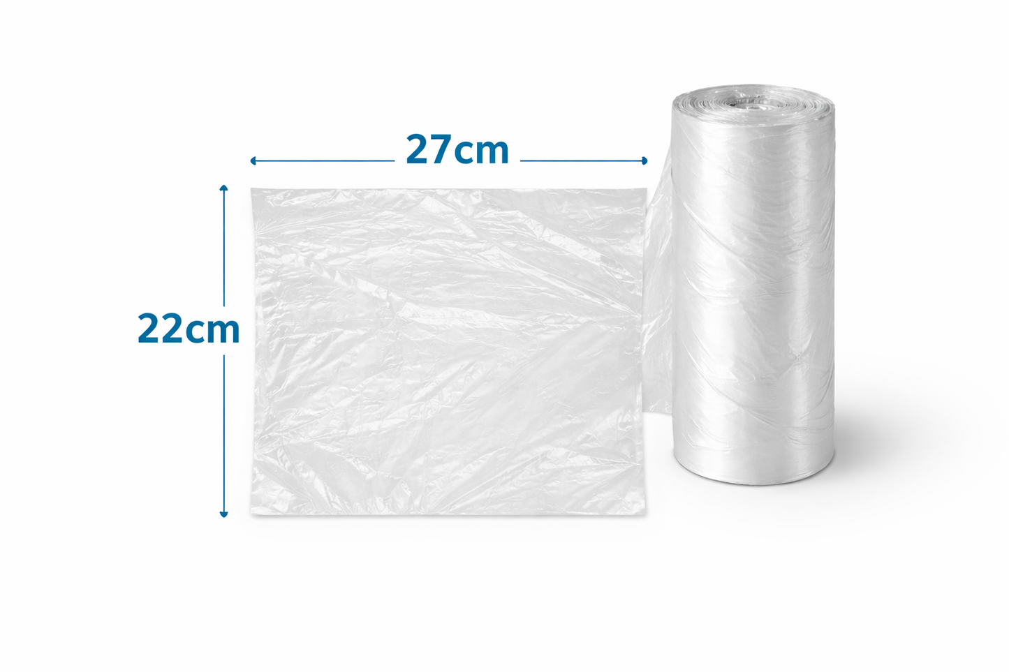 600 Clear Food Bags Roll