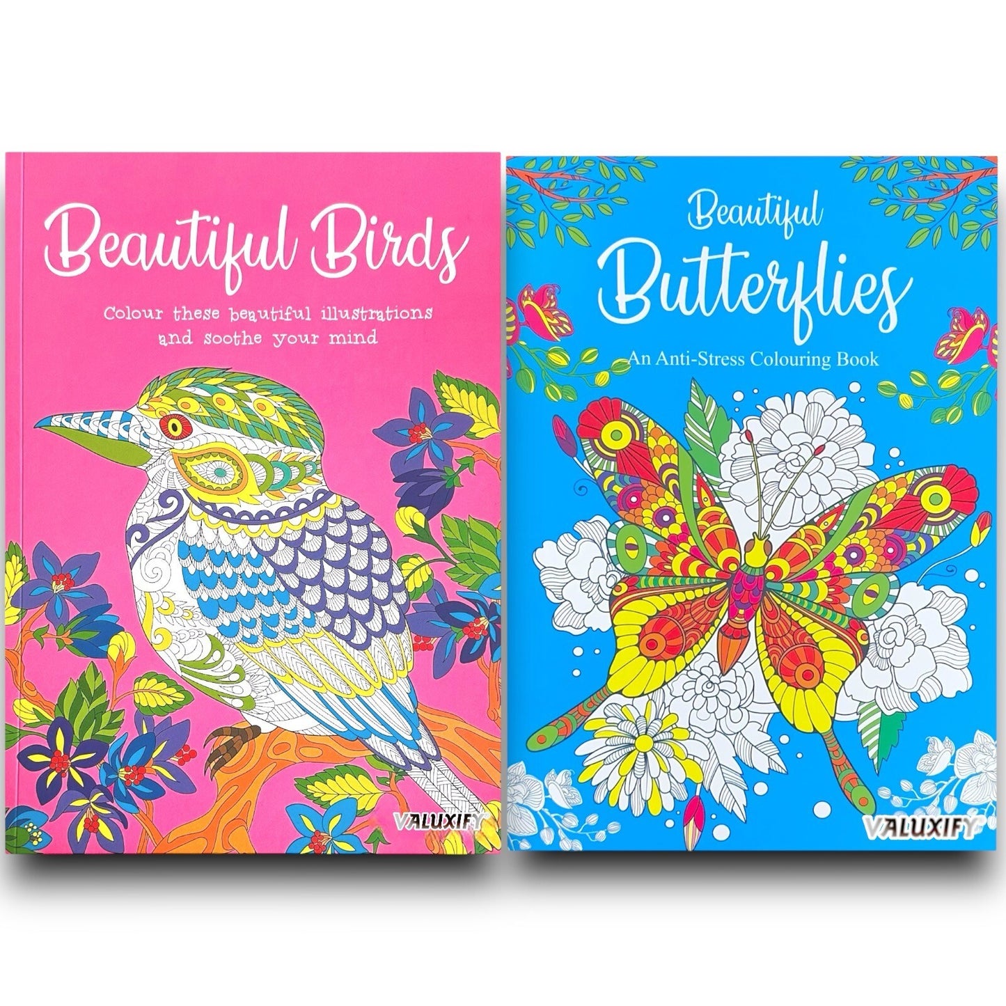 2 | Adult Colouring Books Mindfulness Relax Your Mind Colour Therapy Relaxing