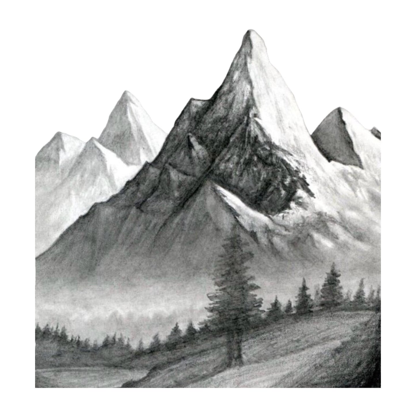 12 | Charcoal Sketching Pencils Drawing Tones Shades Art Artist Picture Pencil