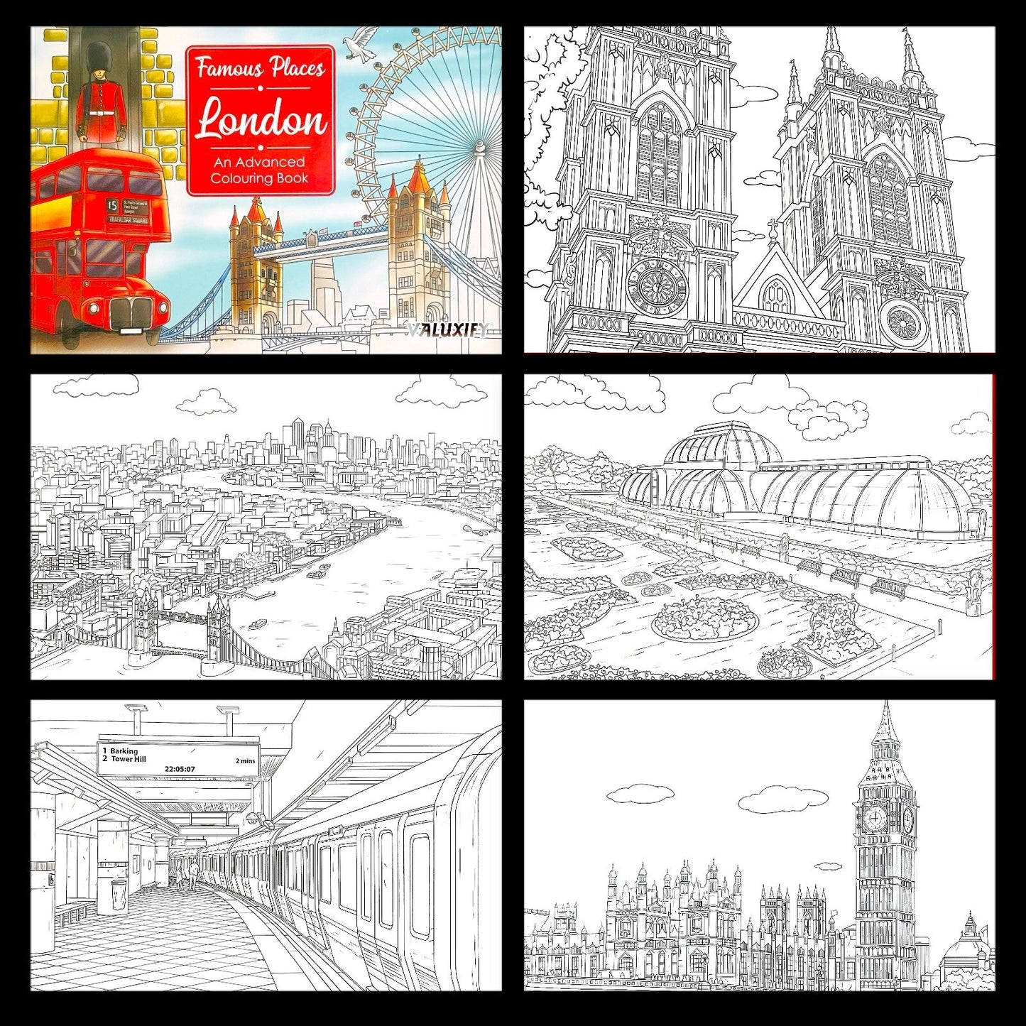 Adult & Teen Advanced Colouring Books – Stress Relief Art Therapy Patterns