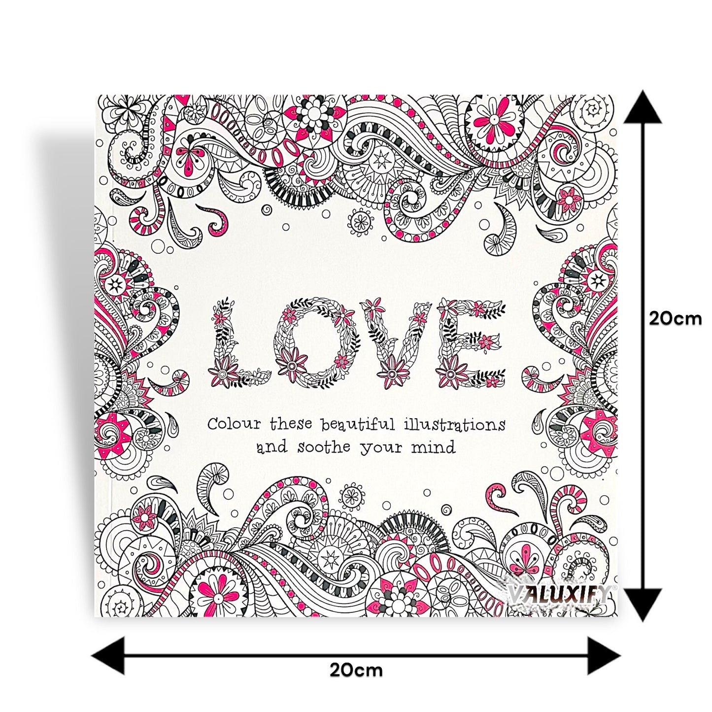 Adult & Teen Advanced Colouring Books – Stress Relief Art Therapy Patterns