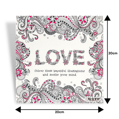 Adult & Teen Advanced Colouring Books – Stress Relief Art Therapy Patterns