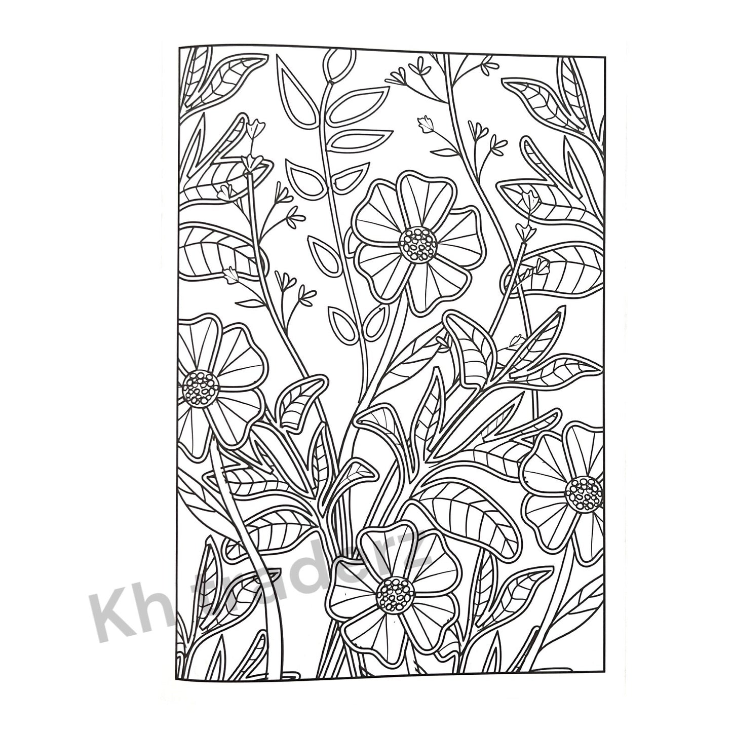 PEACEFUL ADULT COLOURING BOOK