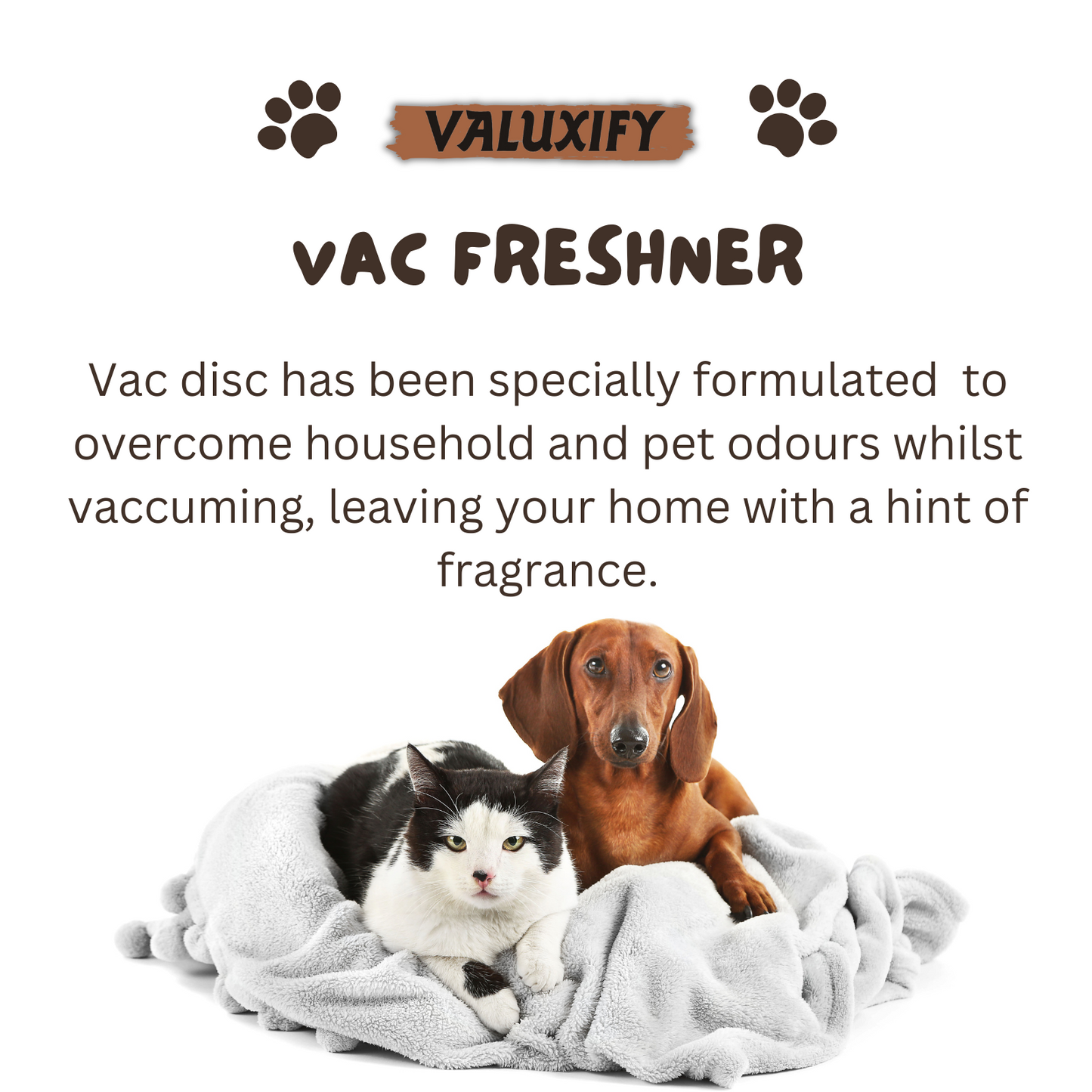 Vacuum Freshener Discs Air Cleaner Summer Meadow Scented Pet Vac 6 Disc