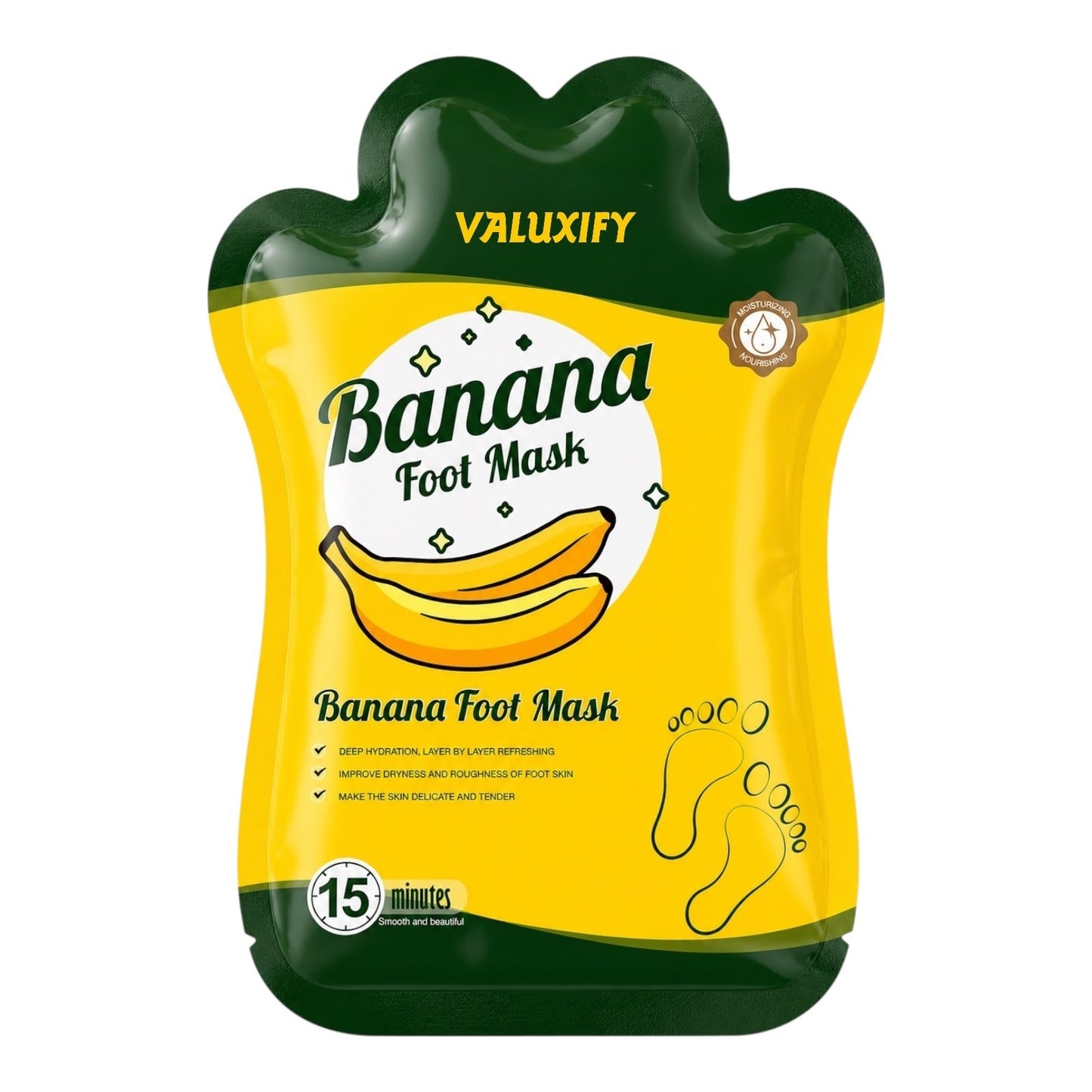 Banana Foot Mask Hydrating Moisturising Foot Peel Repair Dry Cracked Heels Soft