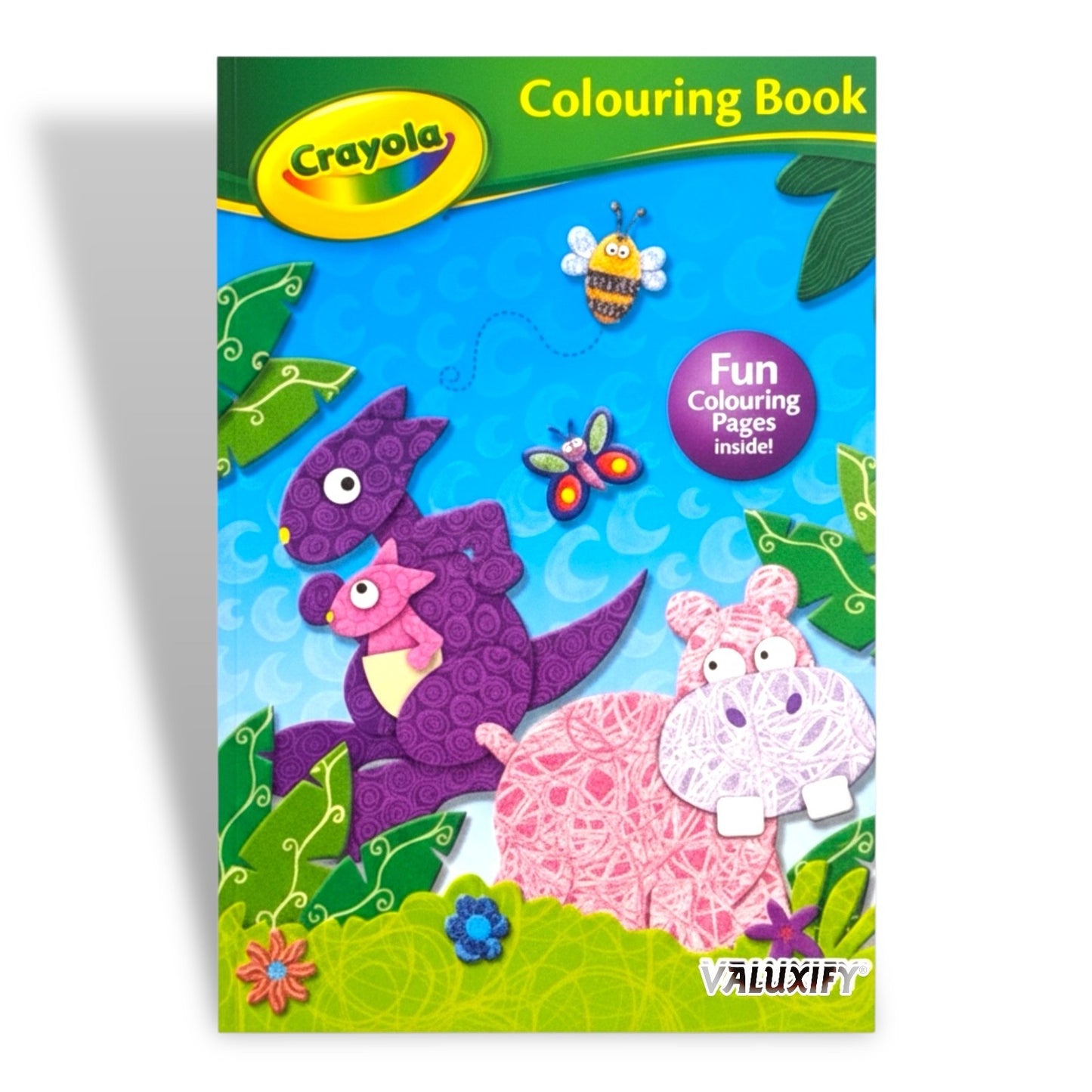 Crayola Kids Colouring Book Set | Jungle Adventure & In the Wild | A4 Animal