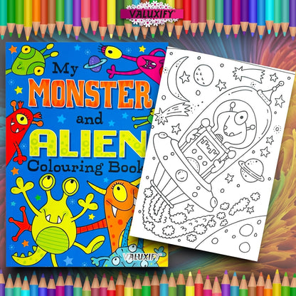 Big Dino, Monster & Aliens | Book Set | 27×20cm