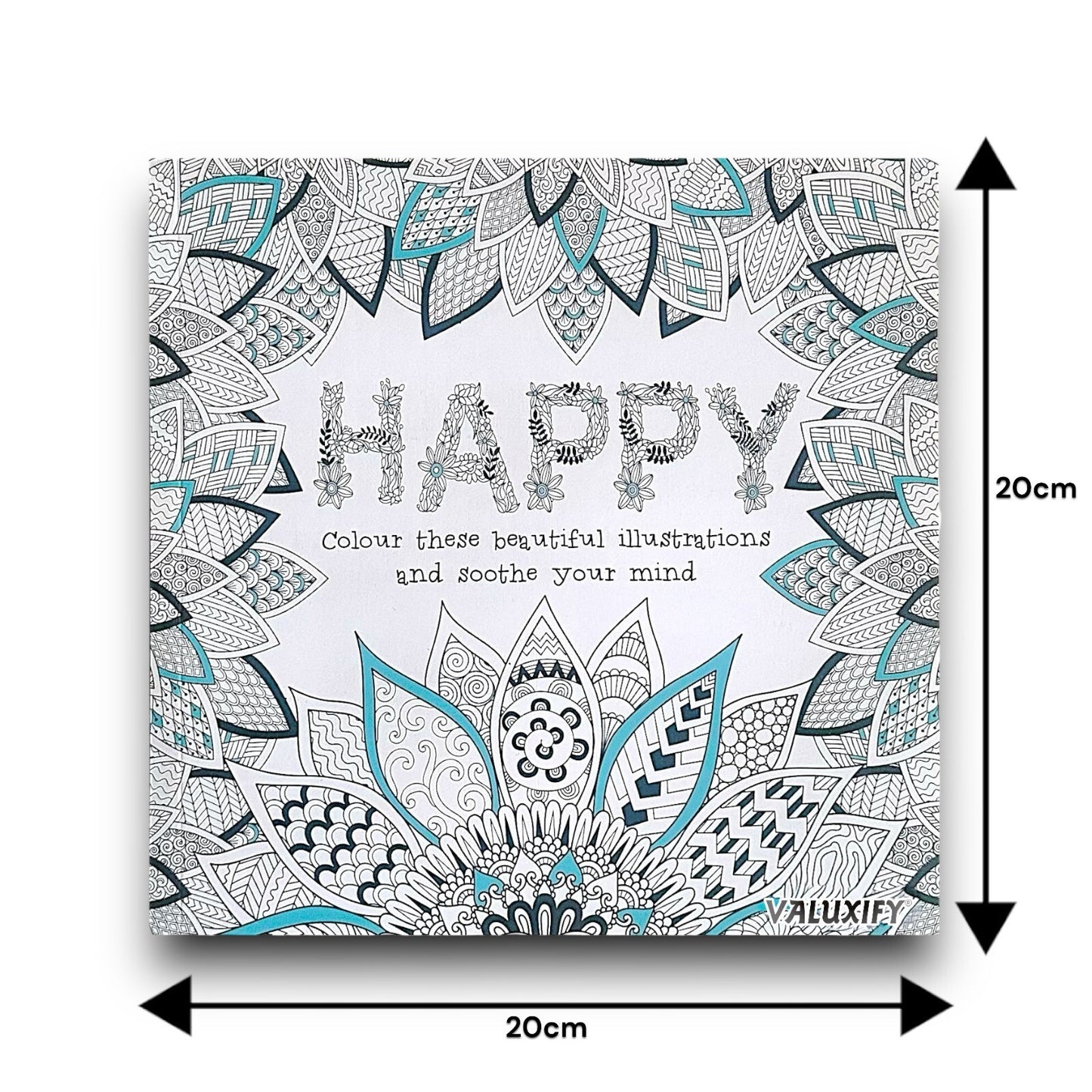 Adult & Teen Advanced Colouring Books – Stress Relief Art Therapy Patterns