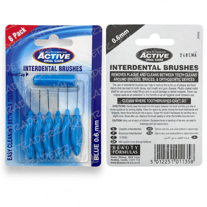 Interdental Dental Brushes Teeth Tooth Oral Care Clean Brush Blue & Orange
