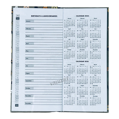 2025 Diary Slim Size Week to View 2025 Diaries Full Year Organiser Planner