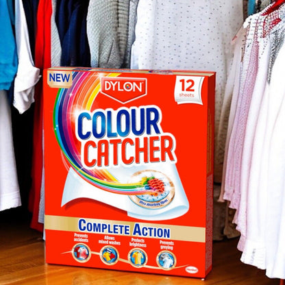Colour Catcher Complete Action 12 Laundry Sheets Helps Prevent Colour Run