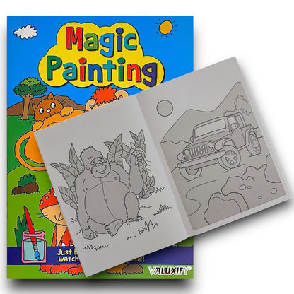 2 | Kids Magic Painting Colouring Books - Just Use Water | A4 Size